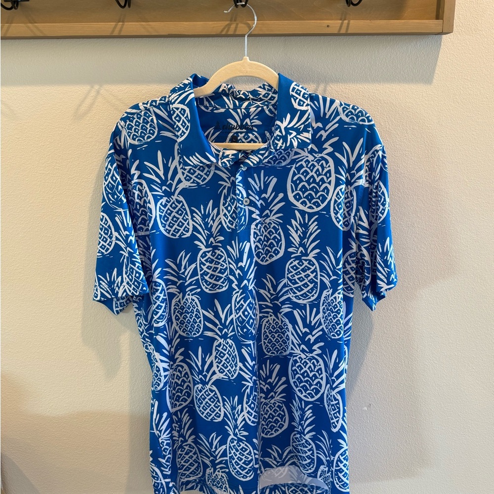 Men’s Chubbies The Thigh Napple Performance Polo 2.0 Size Large